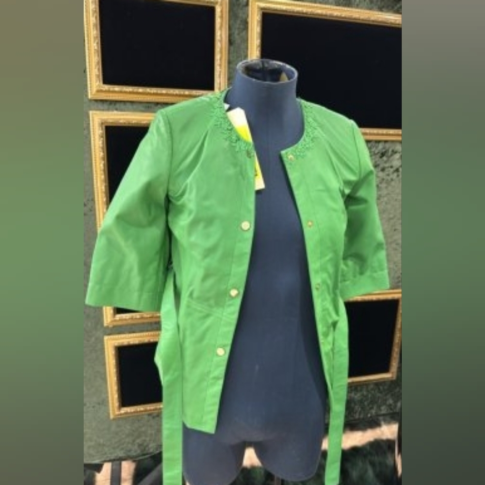 Ottimo Vibrant Green Women's Leather Jacket